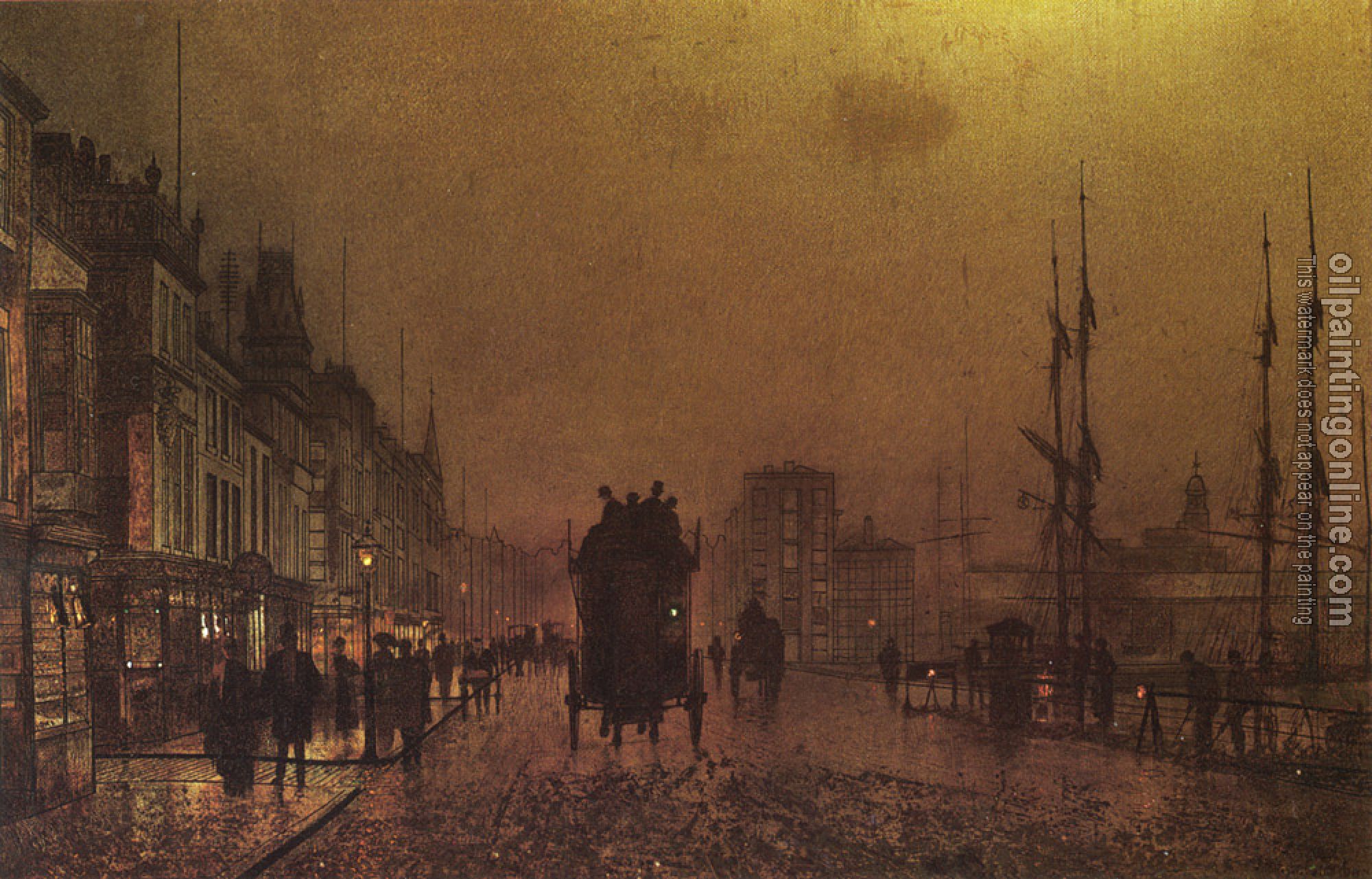 Grimshaw, John Atkinson - Glasgow Docks